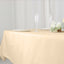 Polyester 54"x96" Rectangle Tablecloth Beige - Wrinkle-Resistant & Easy-to-Care Table Cover
