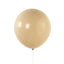 10 Pack Matte Pastel Taupe Biodegradable Balloons 18", Round Eco-friendly Thick Latex Party Balloons