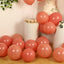 50 Pack Matte Pastel Dusty Rose Biodegradable Balloons 12", Round Eco-friendly Thick Latex Party Balloons