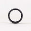 4 Pack Shiny Metallic Black Acrylic Napkin Rings