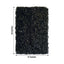 11 Sq ft. Black UV Protected Hydrangea Flower Wall Mat Backdrop - 4 Artificial Panels