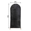 5ft Black Shimmer Tinsel Spandex Chiara Backdrop Stand Cover For Fitted Round Top Wedding Arch