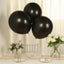 10 Pack Black Biodegradable Balloons, 18" Thickened Extra Strong Eco-friendly Latex Helium Party Balloons