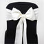 5 Pack Polyester Chair Sashes Ivory 6"x108"