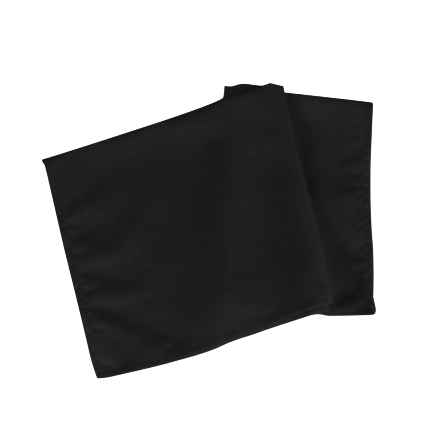 5 Pack Cotton Blend 20"x20" Napkins Black - Wrinkle-Resistant & Washable Dinner Napkins