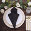5 Pack Polyester 20"x20" Napkins Black Shimmer Sequin Dots - Luminous Cloth Napkins