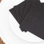 20 Pack Linen-Like Paper 5"x5" Napkins Black - Highly Absorbent Airlaid Napkins