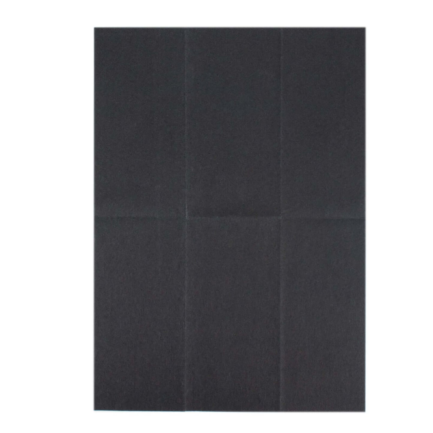 20 Pack Linen-Like Paper 8.5"x4" Napkins Black - Highly Absorbent & Disposable Airlaid Guest Towels
