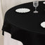 Lamour Satin 72"x72" Table Overlay Square Tablecloth Black - Smooth Finish for Luxurious Events
