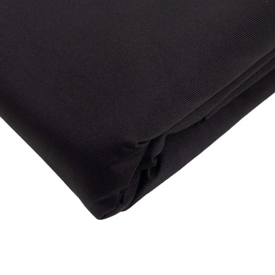 Black Scuba Polyester Fabric Roll Wrinkle Free DIY Craft Fabric Bolt- 60’’x10 Yards - Fabrics