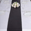 Polyester 12"x108" Table Runner Black Shimmer Sequin Dots - Wrinkle-Free Finish Table Linen