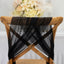 20-Pack Sheer Chair Drape Decor in Black â€“ 9ft Shimmer Sash, Wrinkle-Free