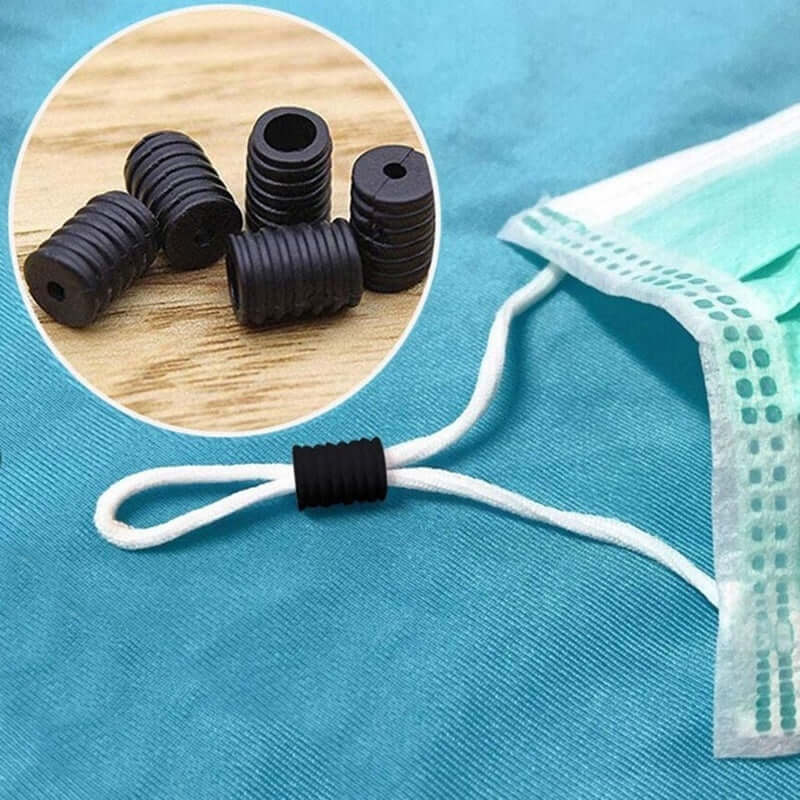 50 Pcs Silicon Mask Buckle For Adjusting Mask Rope, Ear Loop Adjuster - Clearance SALE