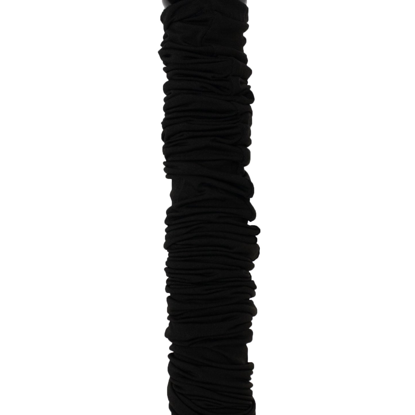 20ft Spandex Upright Pole Cover â€“ Black, Stretch Fabric for Curved Aluminum Chandelier Hanger, Pipe & Drape, Lighting & Stage Use, Event Setup