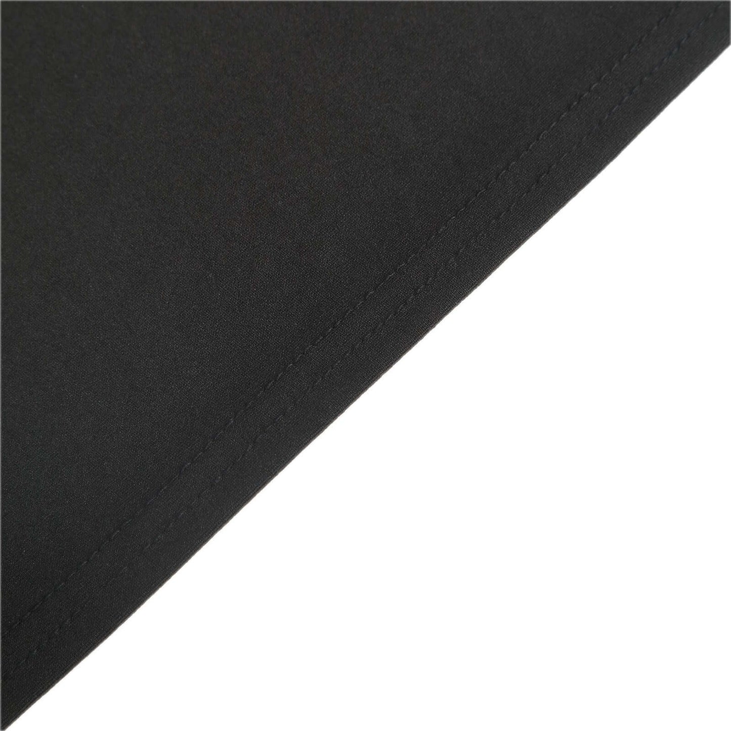 Set of 4 Matte Black Spandex Half Moon Chiara Backdrop Stand Covers, Custom Fitted Wedding Arch Covers - 2.5ft,5ft,6ft,7ft
