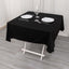 Scuba Square 54"x54" Tablecloth Black - Wrinkle Free & Stain Resistant Table Cover