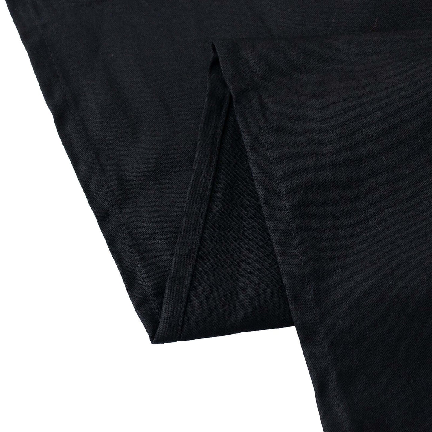 100% Cotton 60"x102" Rectangle Tablecloth Black Linen - Soft & Breathable Table Cover