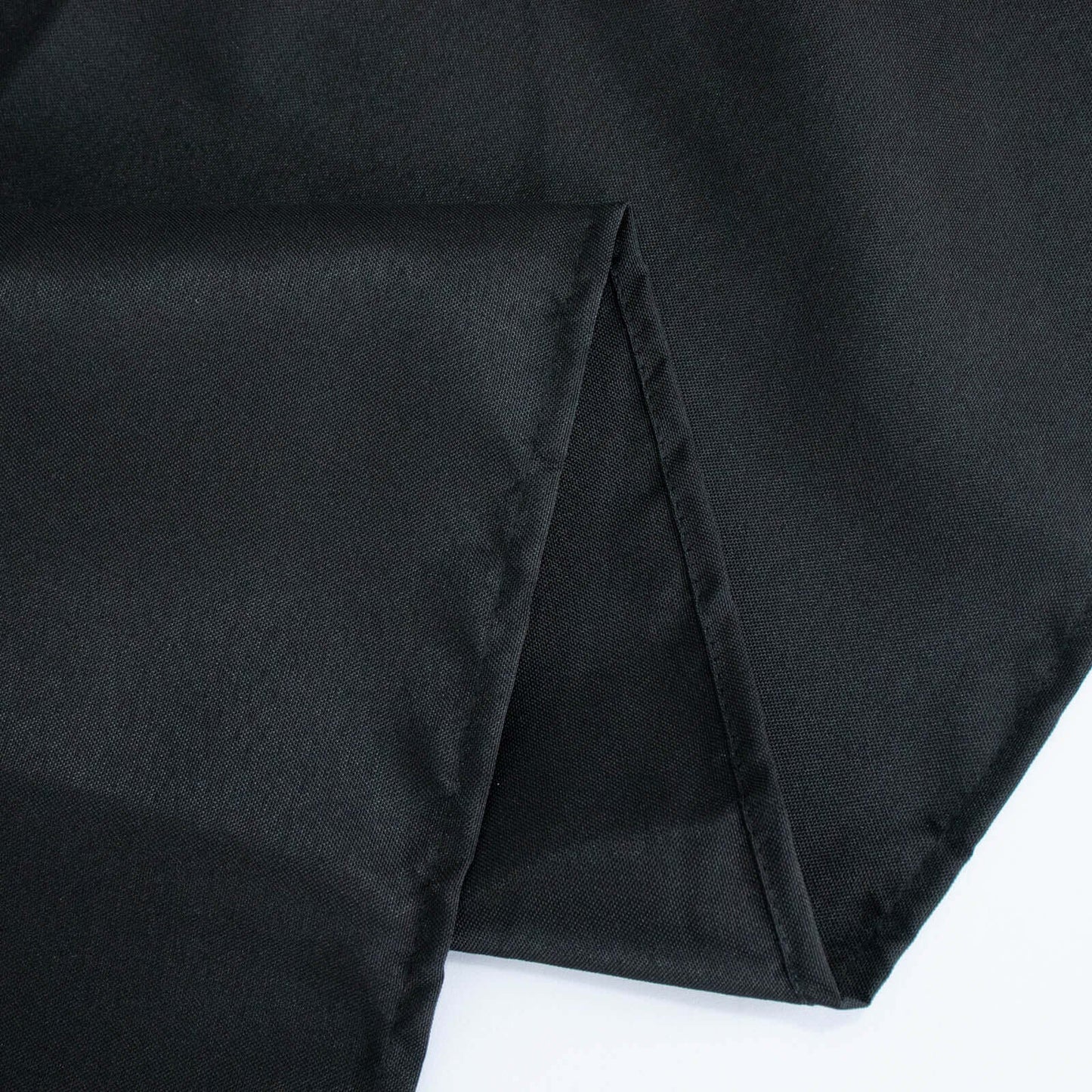 Premium Polyester 54"x96" Rectangle Tablecloth Black - Durable 220GSM Stain-Resistant Fabric Table Cover