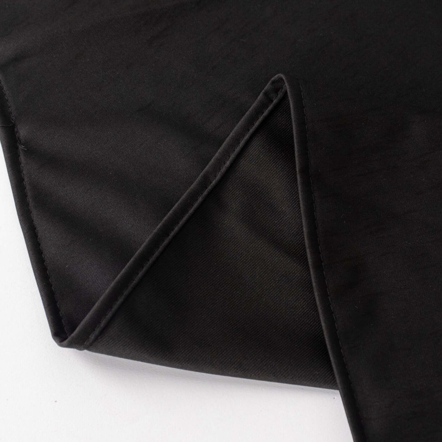 100% Cotton 60"x102" Rectangle Tablecloth Black Linen - Soft & Breathable Table Cover
