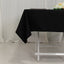 Cotton Blend 54"x54" Square Tablecloth Black - Wrinkle-Resistant Finish for Modern Table Settings