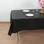 Plastic Table Cover Roll Black with Slide Cutter - Customizable Disposable Tablecloth Roll 54"x300ft