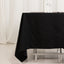 Cotton Blend 70"x70" Square Tablecloth Black - Wrinkle-Resistant Fabric Table Cover