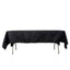 Taffeta 60"x102" Rectangle Tablecloth Black - Accordion Crinkle Table Cover