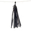 7.5ft Long Metallic Black Foil Tassels Fringe Garland, Tinsel Streamer Party Backdrop Decorations