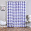 2 Pack White Lavender Lilac Chevron Print Thermal Room Darkening Blackout Window Curtain Panels With Chrome Grommet - 52"x96"