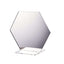 5-Pack Acrylic Table Sign Holders Hexagon Design Silver - Ideal for Modern Event Centerpieces 5"