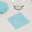 50-Pack Paper Beverage Napkins Blue - 2 Ply Disposable Soft 18GSM Cocktail Napkins 5"x5"