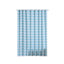 2 Pack White Light Blue Chevron Print Blackout Window Curtain Grommet Panels, Noise Canceling Curtains - 52"x108"