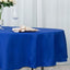 Premium Polyester 90" Round Tablecloth Royal Blue - Stain and Wrinkle-Resistant Design with 220GSM Thickness Table Cover