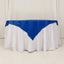 Cotton Blend 54"x54" Table Overlay Square Tablecloth Royal Blue - Wrinkle-Resistant Table Topper
