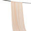 Blush 4-Way Stretch Spandex Event Curtain Drapes, Wrinkle Free Backdrop Event Panel with Rod Pockets - 5ftx14ft