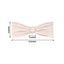 5 Pack Stretch Spandex Chair Sashes Blush - Reusable Chair Bands with Silver Diamond Ring Slide Buckle 5"x14"