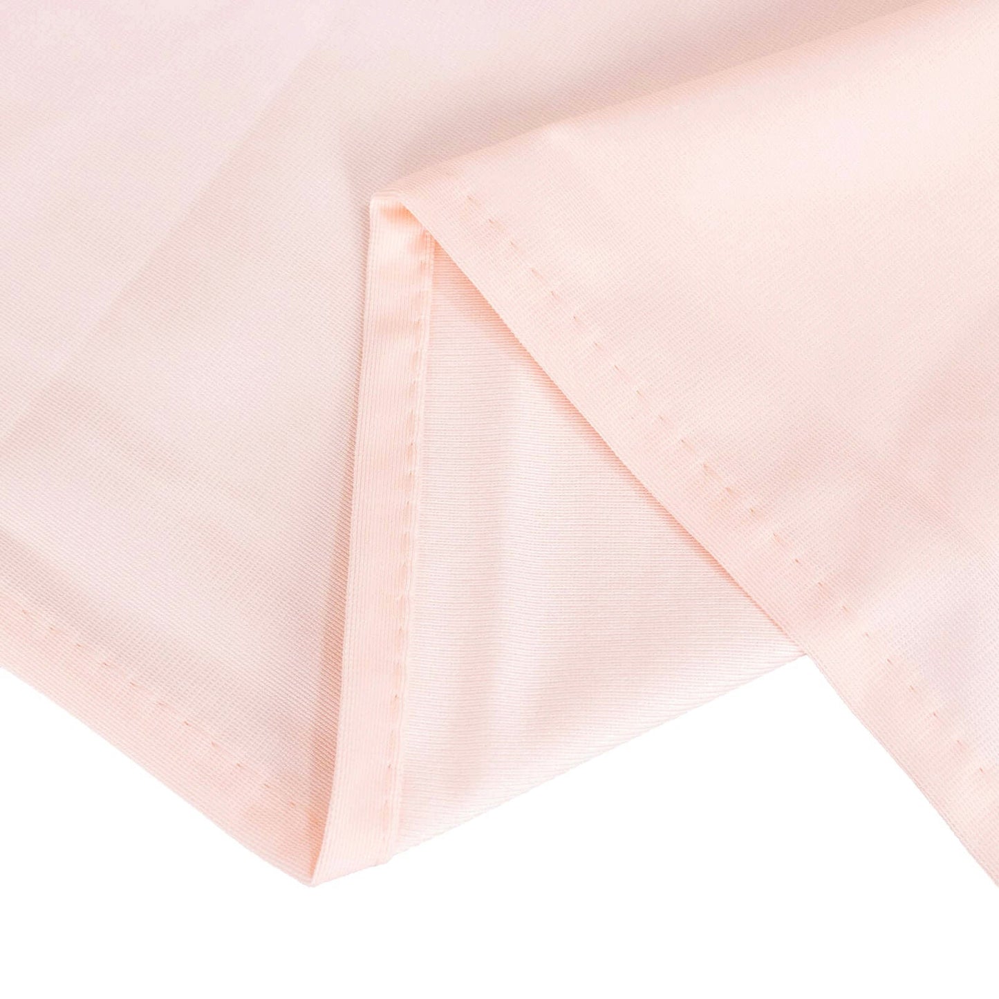 Scuba Rectangular 90"x156" Tablecloth Blush - Wrinkle Free, Stain Resistant & Seamless Table Cover