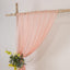 Blush Sheer Backdrop Drape â€“ 5ft x 14ft Wedding Arch & Ceiling Decor Panel, Wrinkle Free with Soft Shimmer