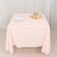 Scuba Square 70"x70" Tablecloth Blush - Wrinkle Free & Stain Resistant Table Cover