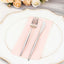 20 Pack Linen-Like Paper 8.5"x4" Napkins Blush - Highly Absorbent & Disposable Airlaid Guest Towels