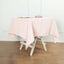 Polyester Square 54"x54" Tablecloth Blush - Wrinkle-Resistant & Durable Table Cover