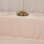 Lamour Satin 90"x156" Rectangle Tablecloth Blush - Luxurious, Soft Seamless Table Cover