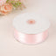 50 Yards 1.5" Blush Single Face Decorative Satin Ribbon