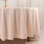 Scuba Round 108" Tablecloth Blush - Wrinkle Free & Stain Resistant Table Cover