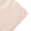 Lamour Satin 72"x72" Table Overlay Square Tablecloth Blush - Smooth Finish Table Topper