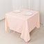 Scuba Square 70"x70" Tablecloth Blush - Wrinkle Free & Stain Resistant Table Cover