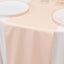 Scuba Polyester 12"x108" Table Runner Blush - Wrinkle-Free Table Linen