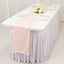 Scuba Polyester 12"x108" Table Runner Blush - Wrinkle-Free Table Linen