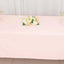 Scuba Rectangular 60"x102" Tablecloth Blush - Wrinkle Free & Stain Resistant Table Cover