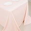 Scuba Rectangular 90"x132" Tablecloth Blush - Wrinkle Free, Stain Resistant & Seamless Table Cover